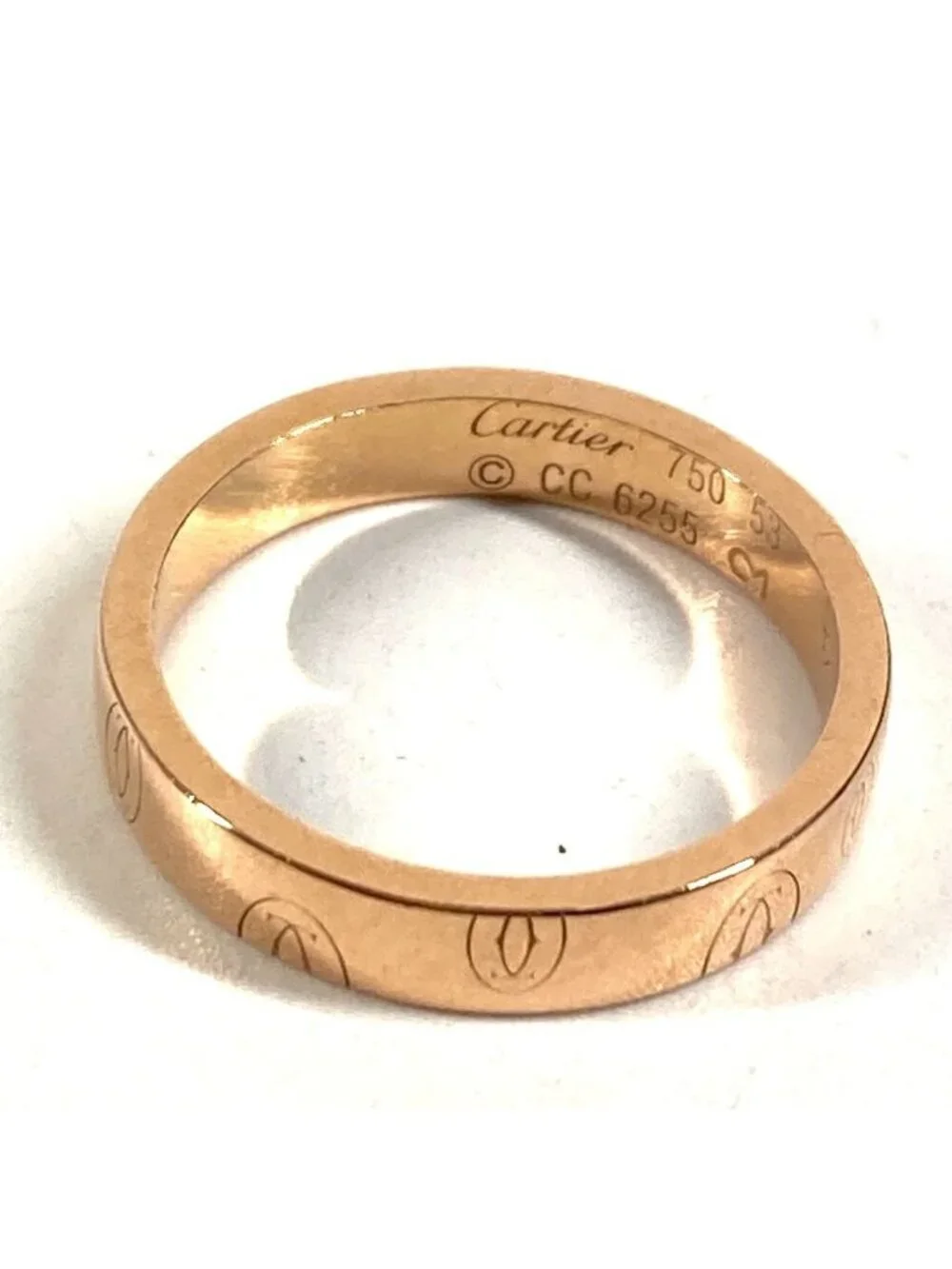 Cartier Ring Happy Birthday Logo Pink Gold